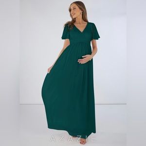 Unopened Azazie Verna Bridesmaid Dress Peacock A14, dress bag included